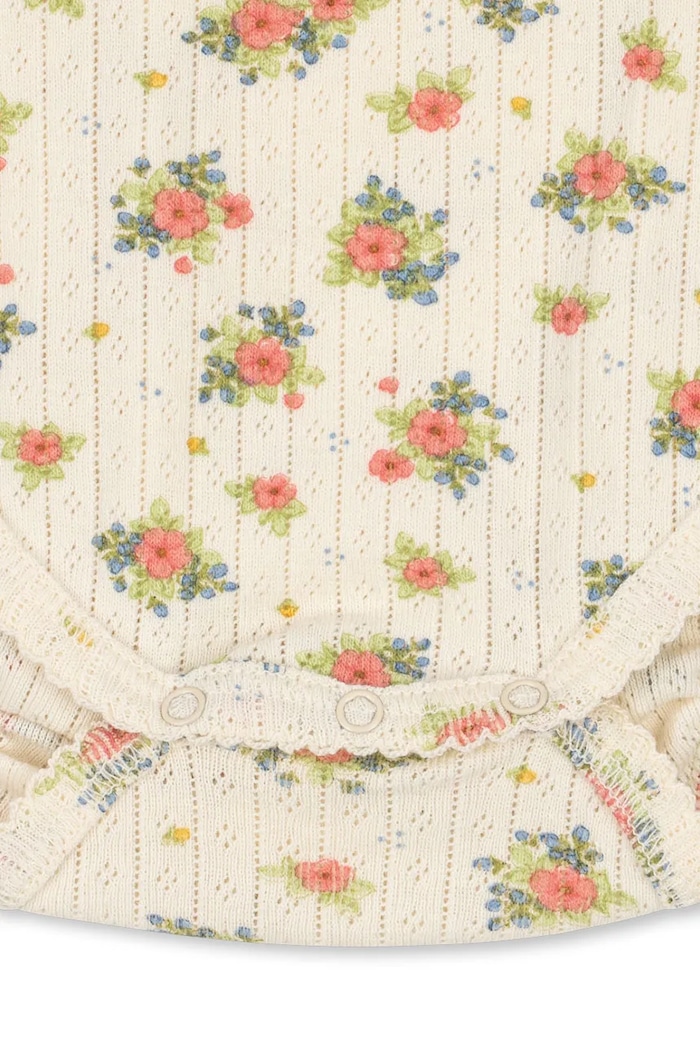 Konges Sløjd κορμάκι παιδικό βαμβακερό MINNIE BODY GOTS KS106166.9BY2 μπεζ