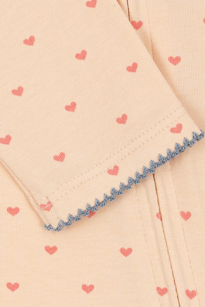 Konges Sløjd overal detský bavlnený s elastanom BASIC ZIP ONESIE GOTS KS105901.9BY2