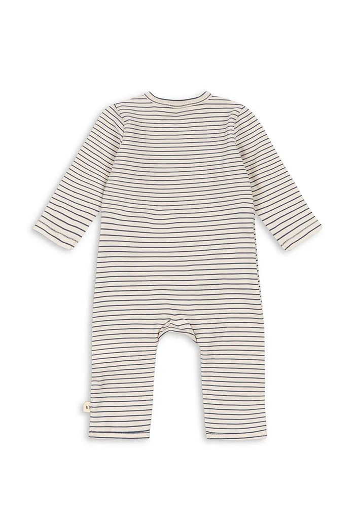Konges Sløjd Бебешки гащеризон за деца от памук с еластан BASIC NEWBORN ONESIE GOTS KS105898.9BY2 бял AW26