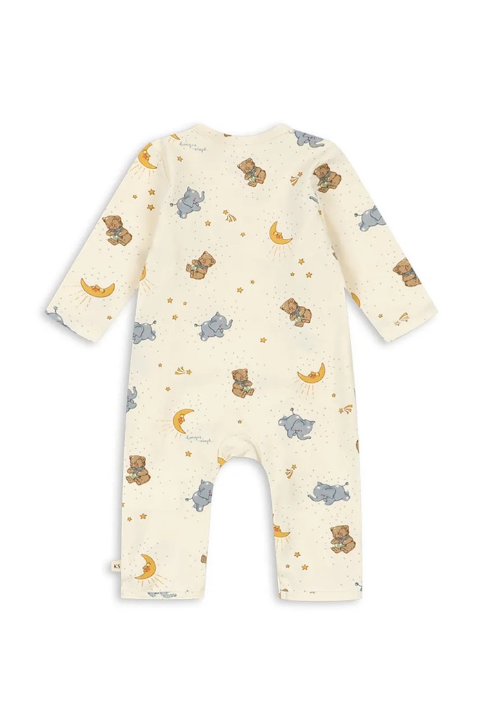 Konges Sløjd overal detský bavlnený s elastanom BASIC NEWBORN ONESIE GOTS KS105898.9BY2 béžová AW26