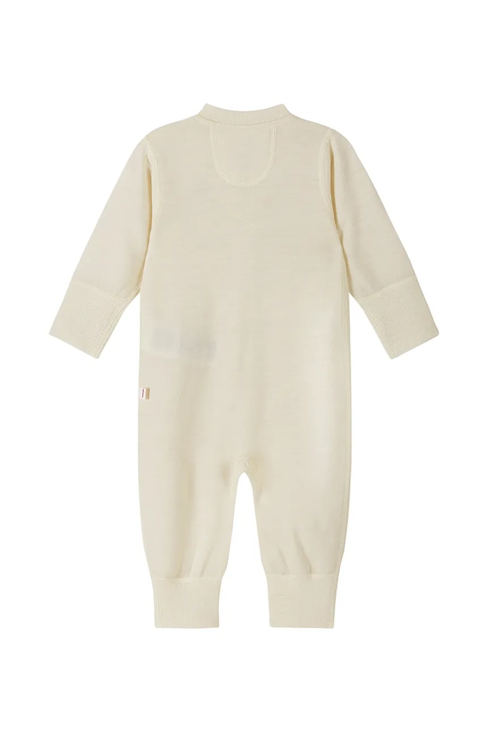 Reima pajacyk dziecięcy z wełną merino Syliin 5200429A.9BY2 biały AW26