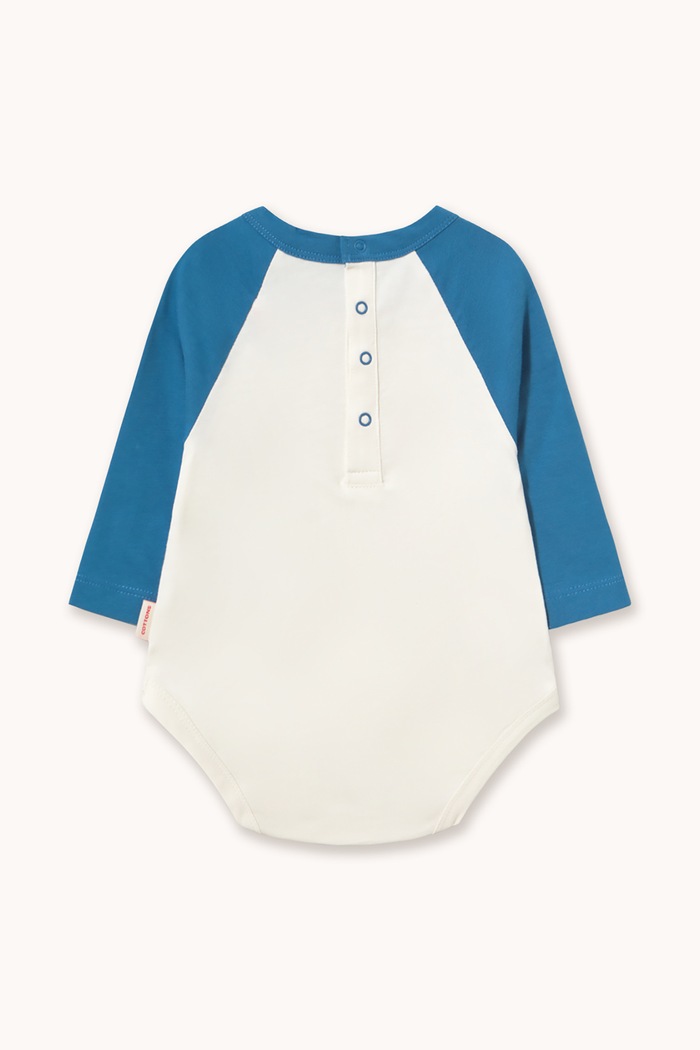 Tinycottons Body niemowlęce bawełniane DOG GRAPHIC BODY AW26.408 biały AW26