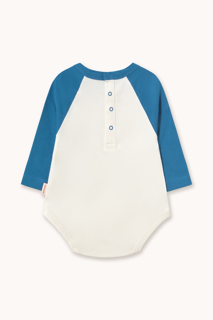 Tinycottons Body niemowlęce bawełniane DOG GRAPHIC BODY AW26.408 biały AW26