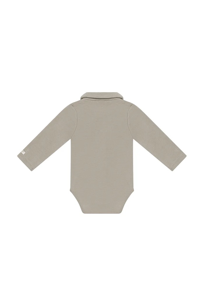 Donsje body pentru bebeluși din bumbac cu elastan Finnian Bodysuit Bears 3051301 verde AW26