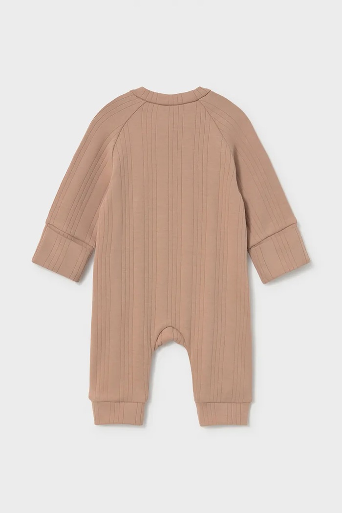 Mayoral Newborn φορμάκι ύπνου βρεφικό με βαμβάκι 2762.1A.Newborn.9BY2 καφέ AW26