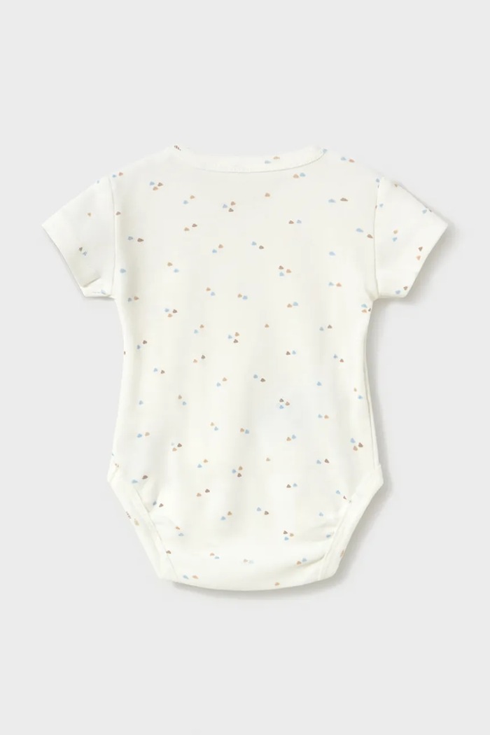 Mayoral Newborn body dětské bavlněné 2703.1C.Newborn.9BY2 béžová AW26