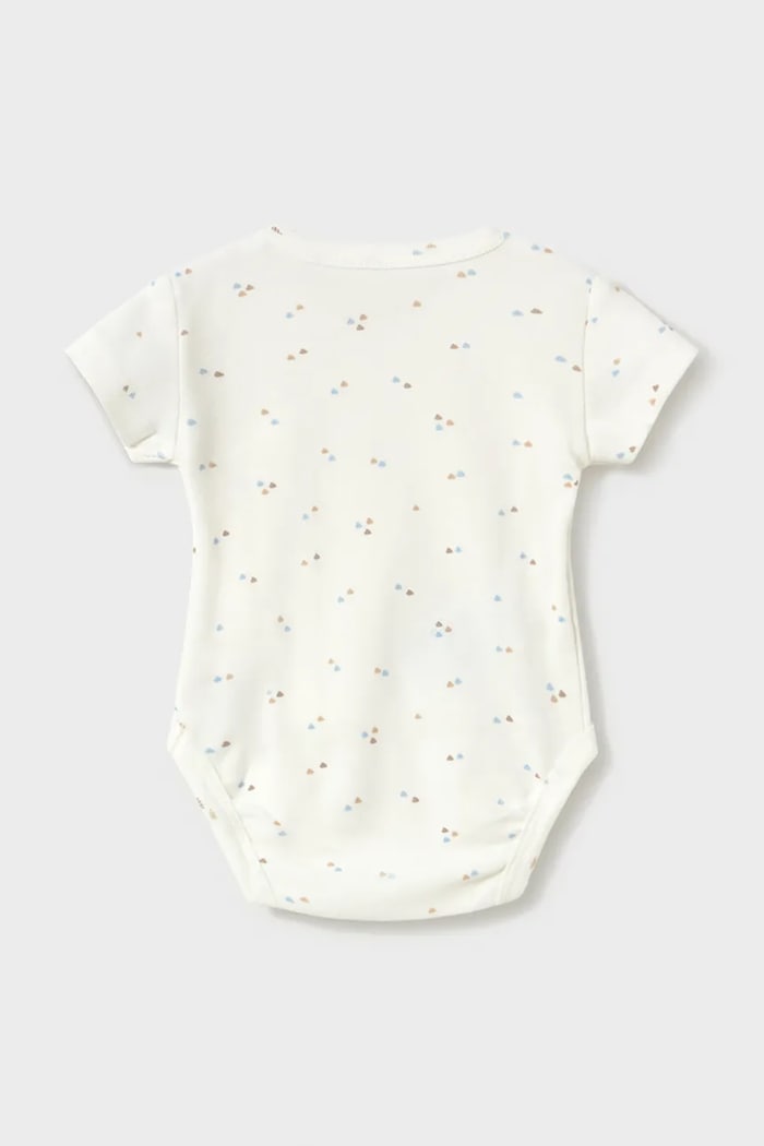 Mayoral Newborn body dětské bavlněné 2703.1C.Newborn.9BY2 béžová AW26
