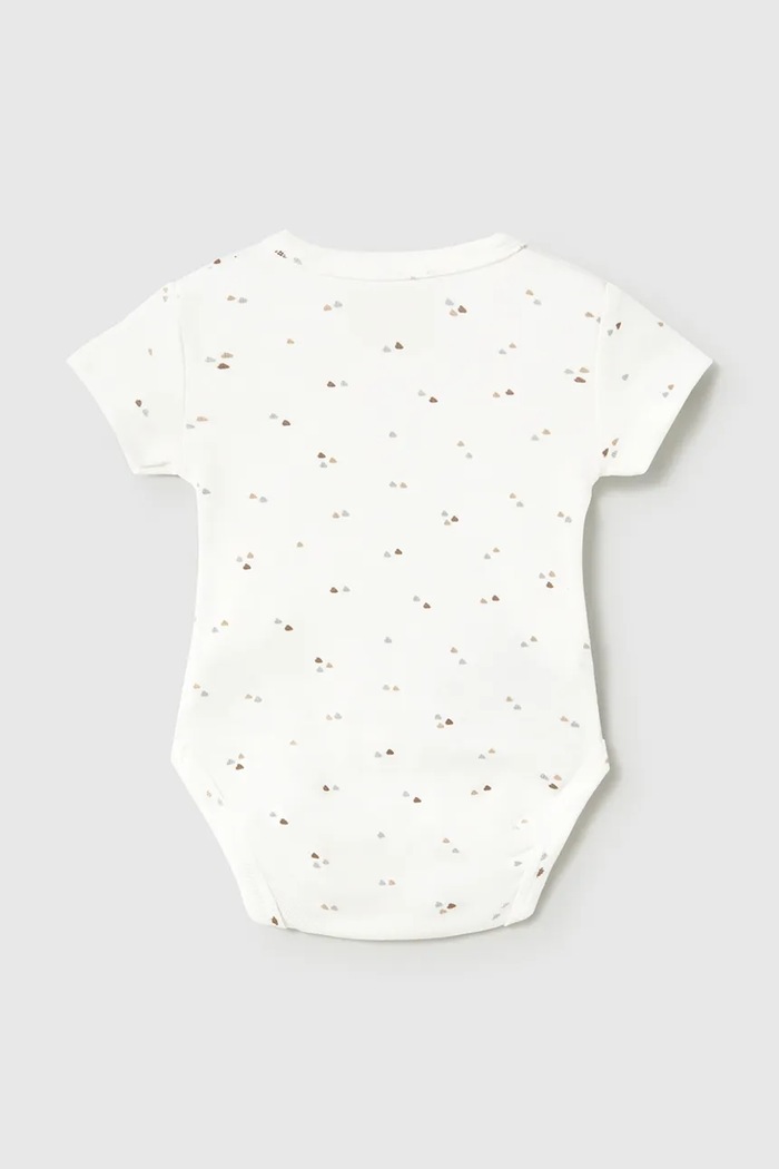 Mayoral Newborn body dziecięce bawełniane 2703.1C.Newborn.9BY2 beżowy AW26