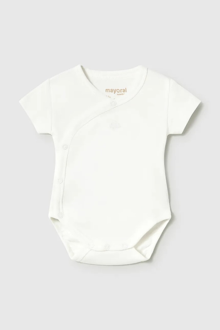 Mayoral Newborn боди для детей из хлопка бежевый 2703.1C.Newborn.9BY2