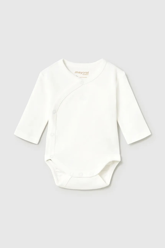 Mayoral Newborn боди для младенцев из хлопка бежевый 2702.1C.Newborn.9BY2