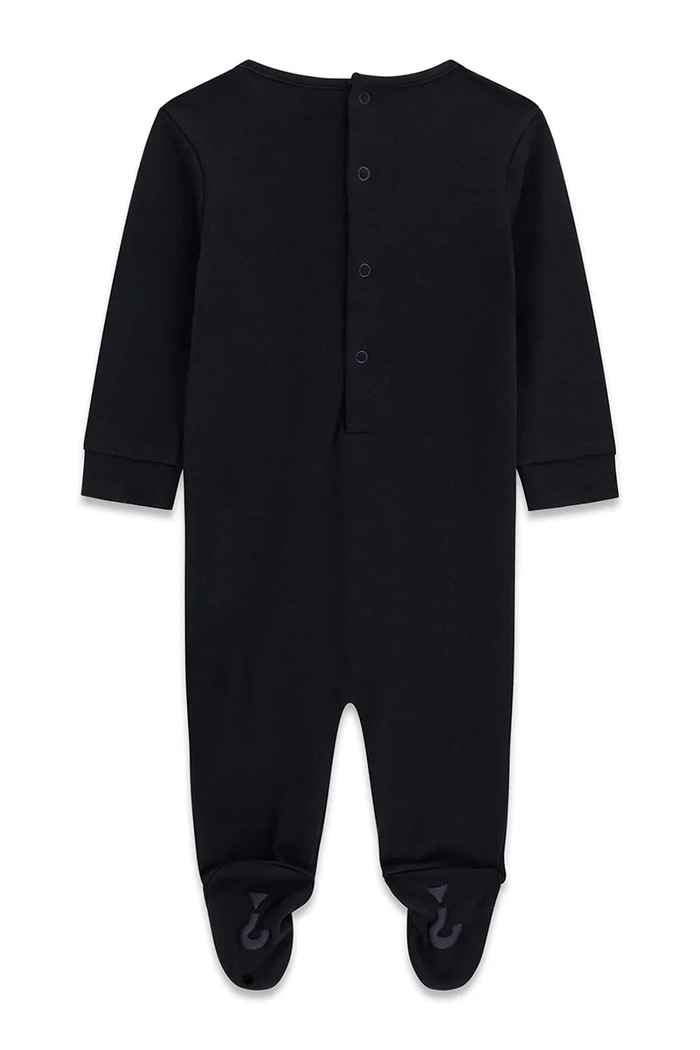 Guess pajacyk niemowlęcy bawełniany H6YG06.K4129.9BY2 granatowy AW26