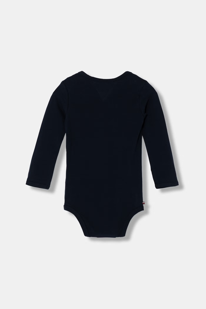 Tommy Hilfiger body za bebe od pamuka s elastanom 3-pack KN0KN02254.9BY2