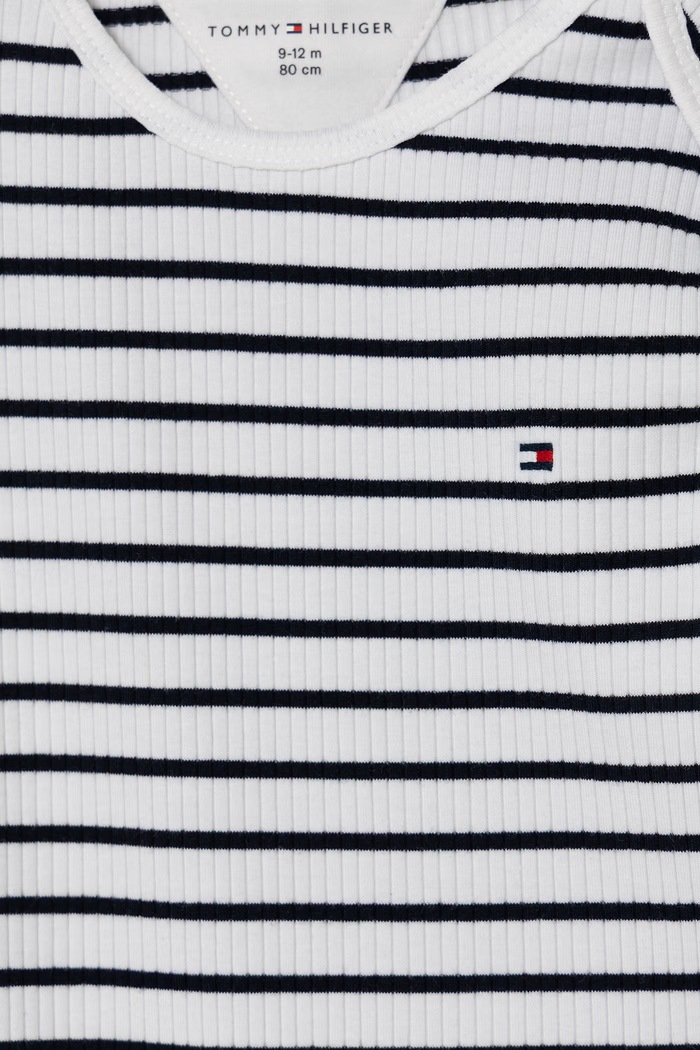 Tommy Hilfiger body za bebe od pamuka s elastanom 3-pack KN0KN02254.9BY2