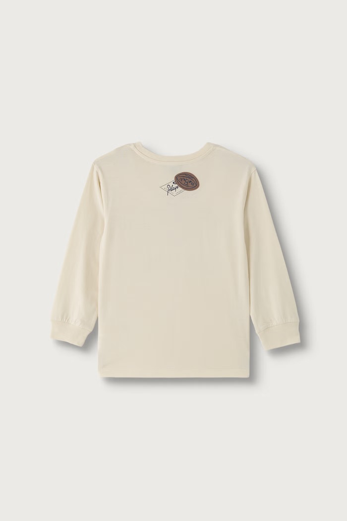 United Colors of Benetton Longsleeve dziecięcy bawełniany 3I1XC10UJ.G.Seasonal beżowy AW26