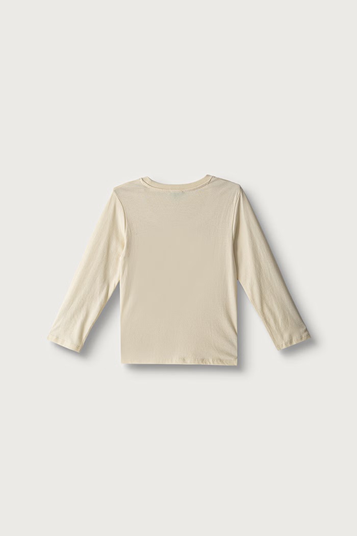 United Colors of Benetton Longsleeve dziecięcy bawełniany 3I1XG10NL.P.Seasonal beżowy AW26