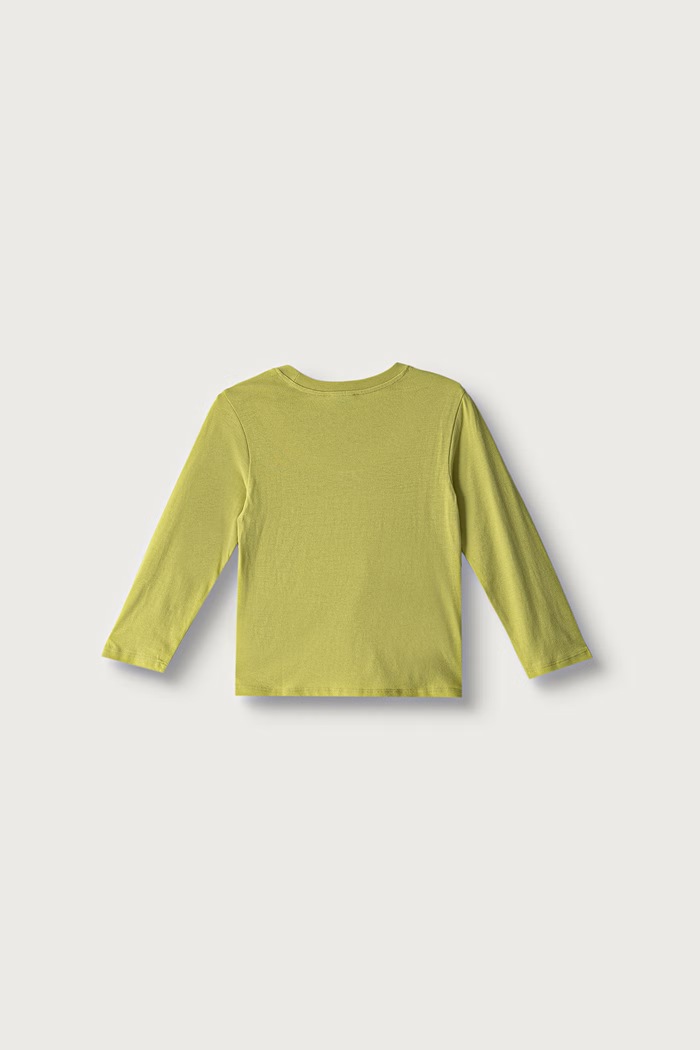 United Colors of Benetton Longsleeve dziecięcy bawełniany 3I1XG10NL.P.Seasonal zielony AW26