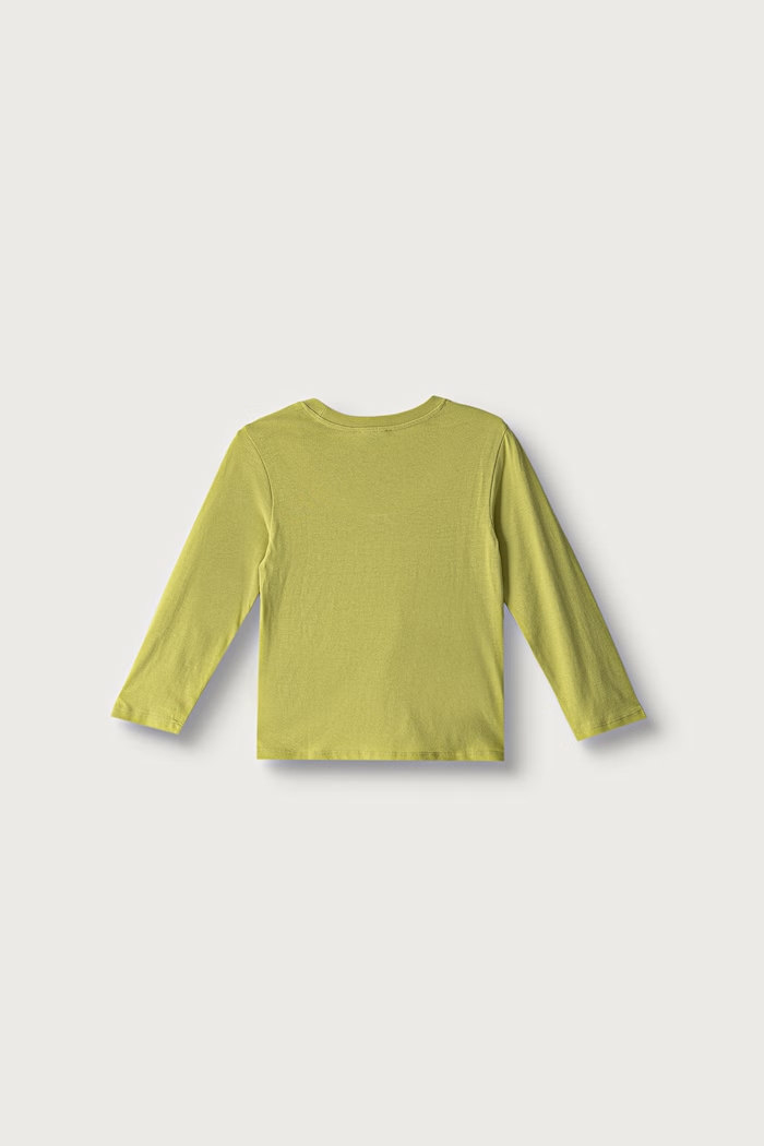 United Colors of Benetton Longsleeve dziecięcy bawełniany 3I1XG10NL.P.Seasonal zielony AW26
