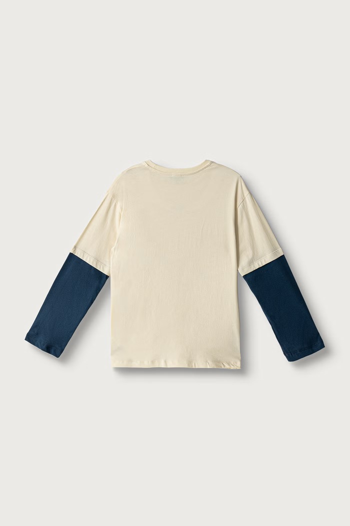 United Colors of Benetton Majica dugih rukava za djecu od pamuka 3I1XC10UI.G.Seasonal bež AW26