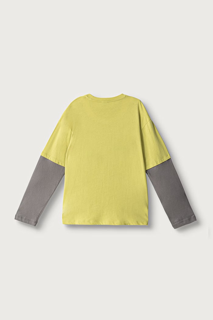 United Colors of Benetton Majica dugih rukava za djecu od pamuka 3I1XC10UI.G.Seasonal zelena AW26