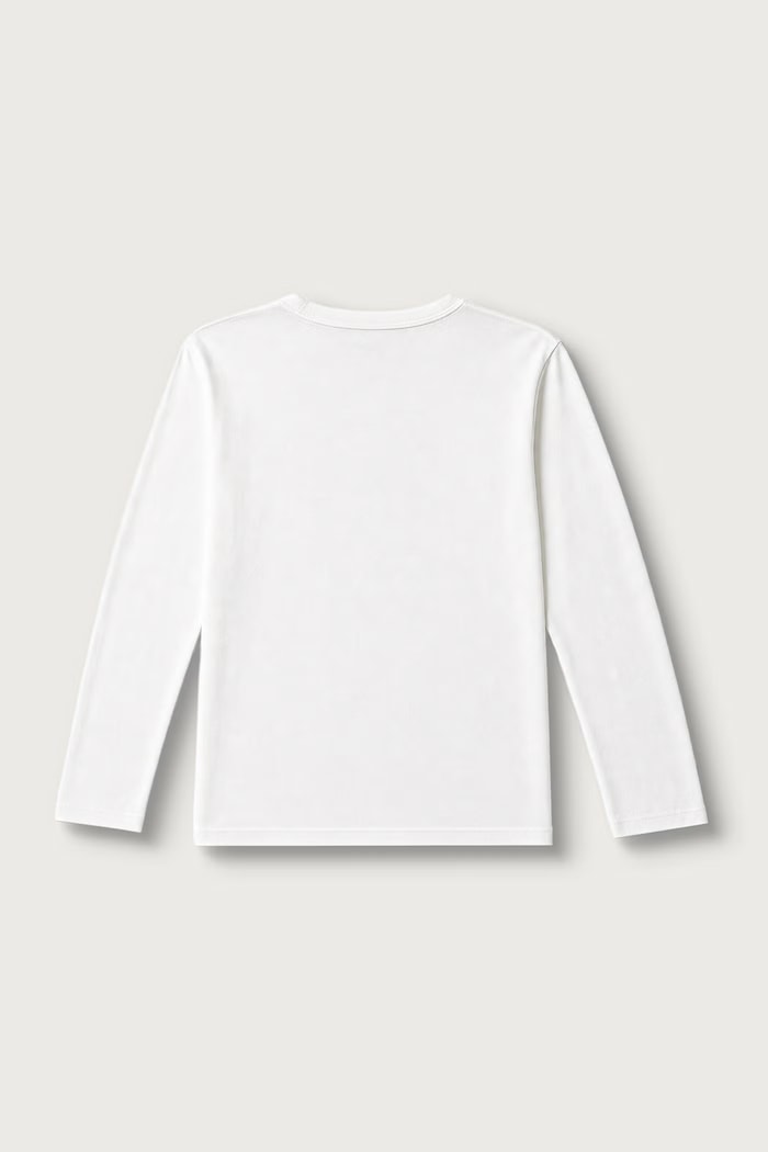 United Colors of Benetton Longsleeve dziecięcy bawełniany 3I1XC10U4.G.Seasonal biały AW26