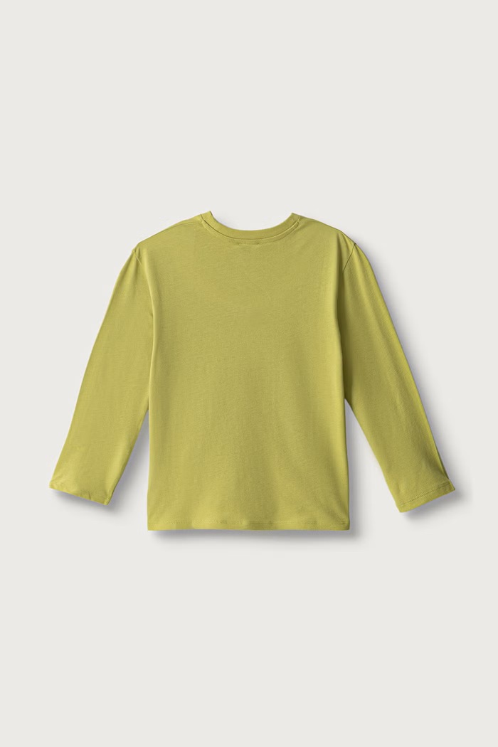 United Colors of Benetton Longsleeve dziecięcy bawełniany 3ATNG10NP.P.Seasonal zielony AW26