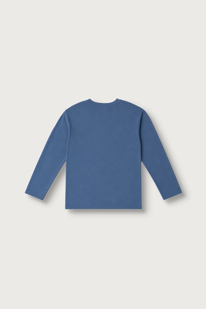 United Colors of Benetton Majica dugih rukava za djecu od pamuka 3ATNG10NP.P.Seasonal plava AW26