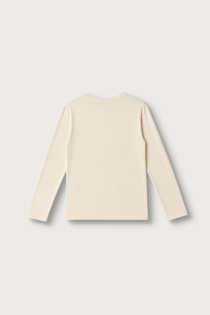 United Colors of Benetton Longsleeve dziecięcy bawełniany 3ATNC10UF.G.Seasonal beżowy AW26