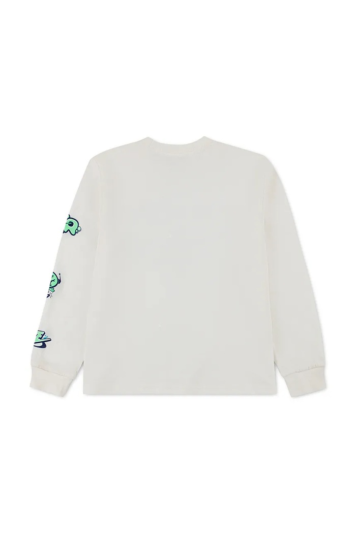 Nike Μακρυμάνικο παιδικό με βαμβάκι 86P302 λευκό AW26