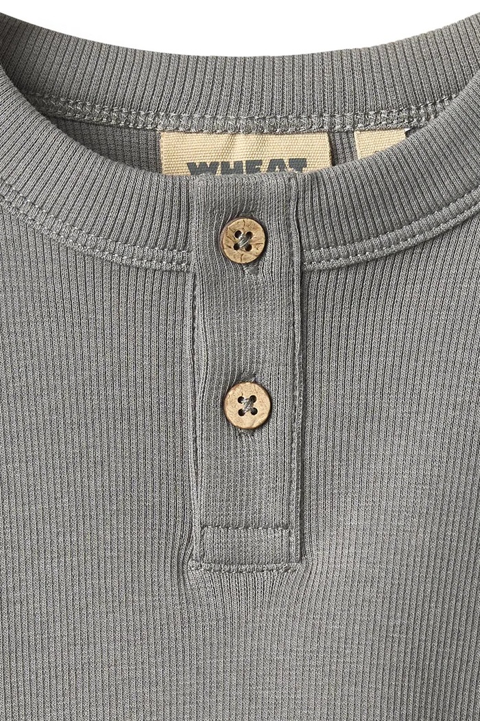 Chłopiec Wheat Longsleeve niemowlęcy z bawełną 6223.006.GOTS szary