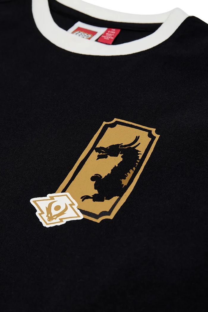 Chłopiec Lego Longsleeve dziecięcy bawełniany LWTAJ 709 60.1101.1604 czarny