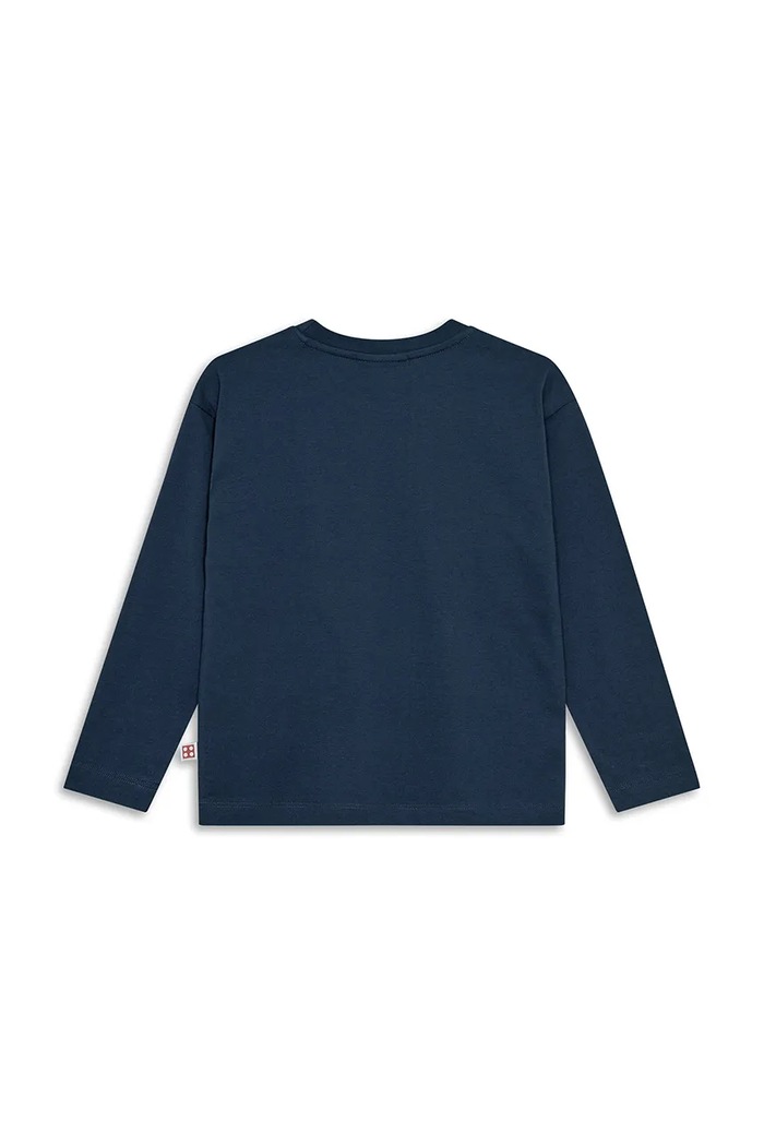 Lego Longsleeve dziecięcy z bawełną LWTAJ 713 60.1101.1580 granatowy AW26