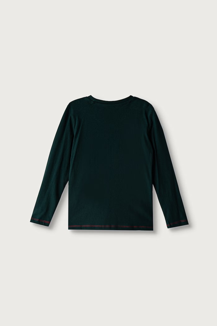Guess Longsleeve dziecięcy bawełniany N6BI19.K8008.9BY2 zielony AW26