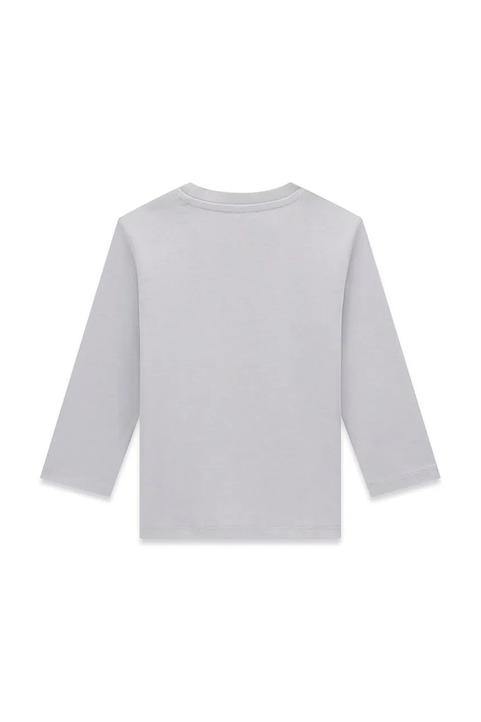 Guess Longsleeve dziecięcy bawełniany N6BI14.K5866.9BY2 szary AW26