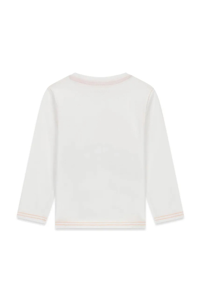 Guess Longsleeve dziecięcy bawełniany N6BI13.K5865.9BY2 biały AW26