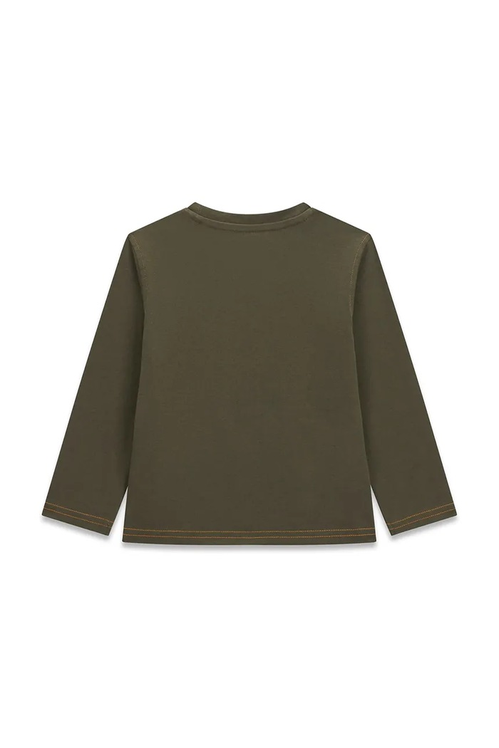 Guess Longsleeve dziecięcy bawełniany N6BI13.K5865.9BY2 zielony AW26