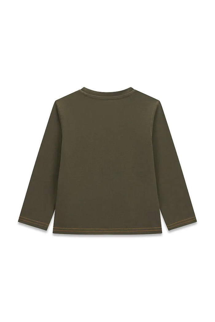 Guess Longsleeve dziecięcy bawełniany N6BI13.K5865.9BY2 zielony AW26