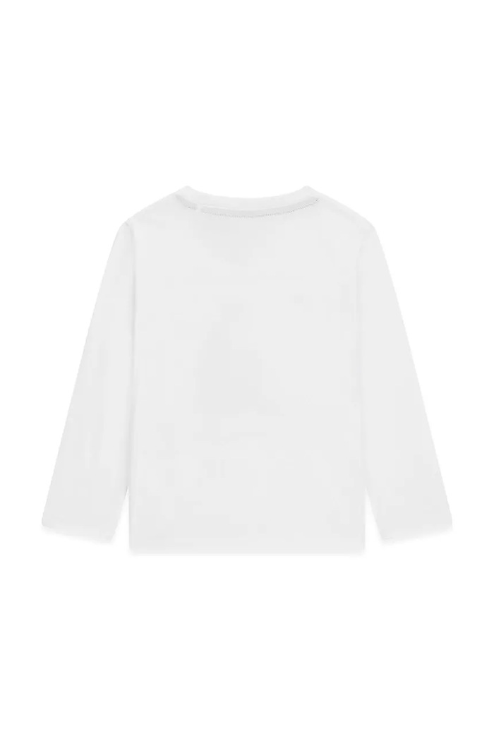 Guess Longsleeve dziecięcy bawełniany N6BI08.K5860.9BY2 biały AW26