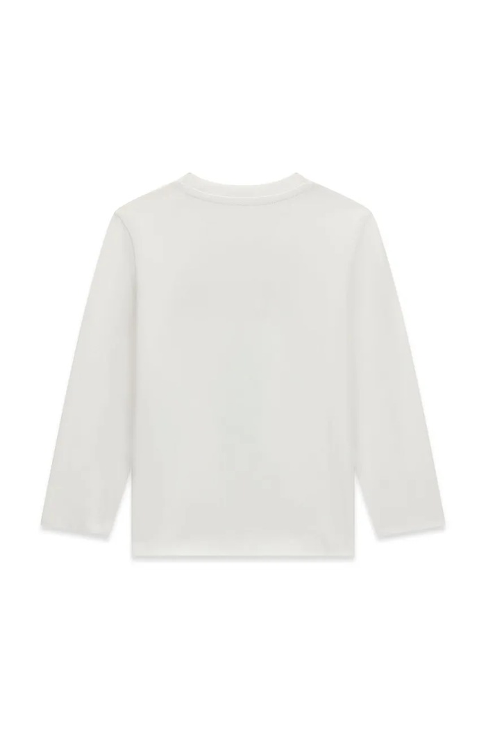 Guess Longsleeve dziecięcy bawełniany N6BI04.K5854.9BY2 biały AW26