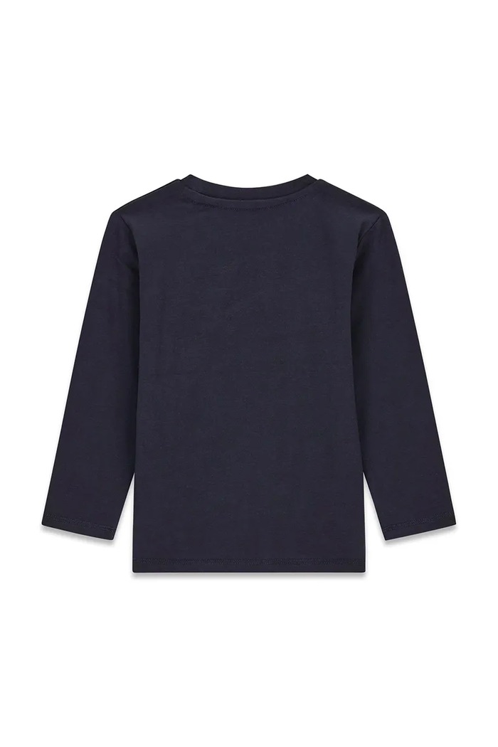 Guess Longsleeve dziecięcy bawełniany N6BI02.K5851.9BY2 granatowy AW26
