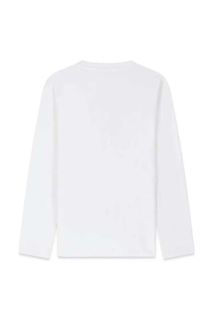 Guess Longsleeve dziecięcy bawełniany L6BI11.K5732.9BY2 biały AW26