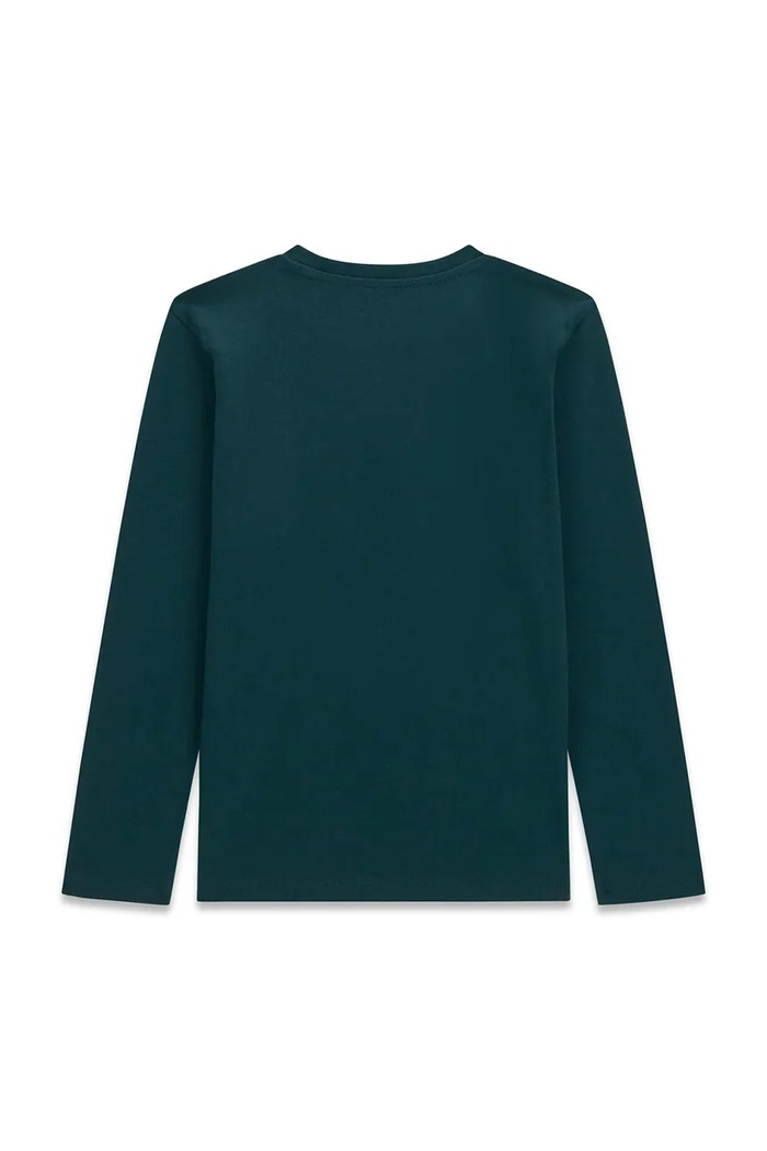 Guess Longsleeve dziecięcy bawełniany L6BI11.K5732.9BY2 zielony AW26