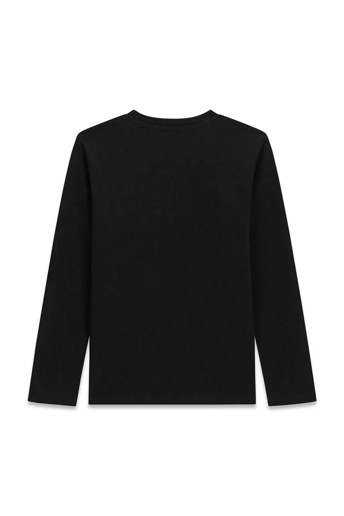 Guess Longsleeve dziecięcy bawełniany L6BI11.K5732.9BY2 czarny AW26
