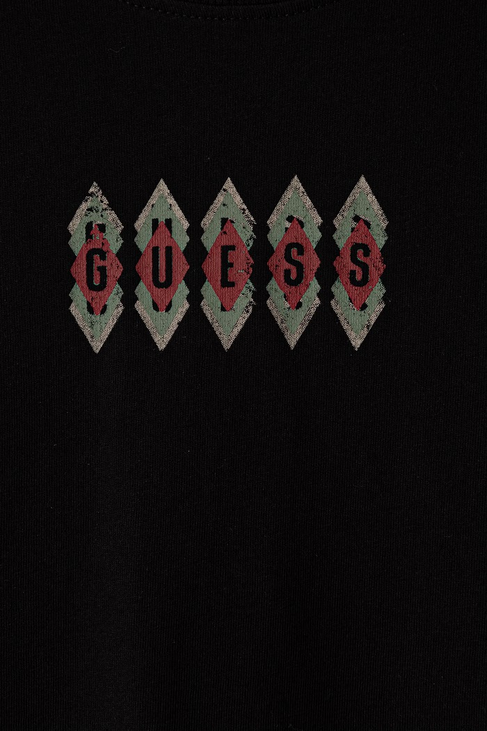 Chlapec Guess Tričko s dlhým rukávom detské bavlnené L6BI01.K5722.9BY2 čierna