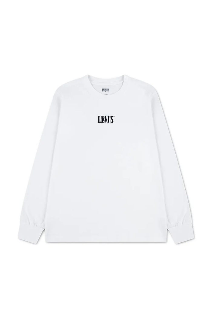 Levi's Tričko s dlhým rukávom detské s bavlnou CLASSIC TEE biela 9ET226