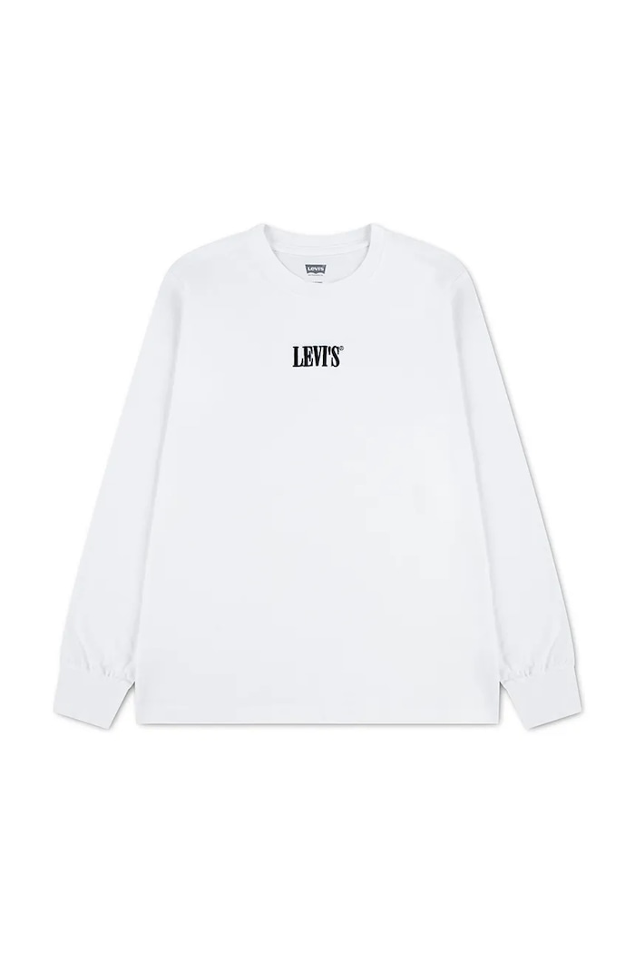 Levi's Tričko s dlhým rukávom detské s bavlnou CLASSIC TEE biela 9ET226