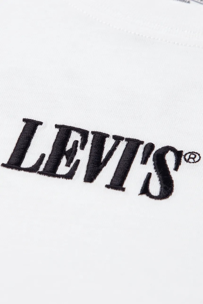 Chlapec Levi's Tričko s dlhým rukávom detské s bavlnou CLASSIC TEE 9ET226 biela