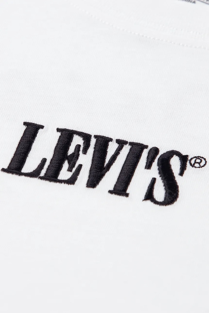 Chlapec Levi's Tričko s dlhým rukávom detské s bavlnou CLASSIC TEE 9ET226 biela
