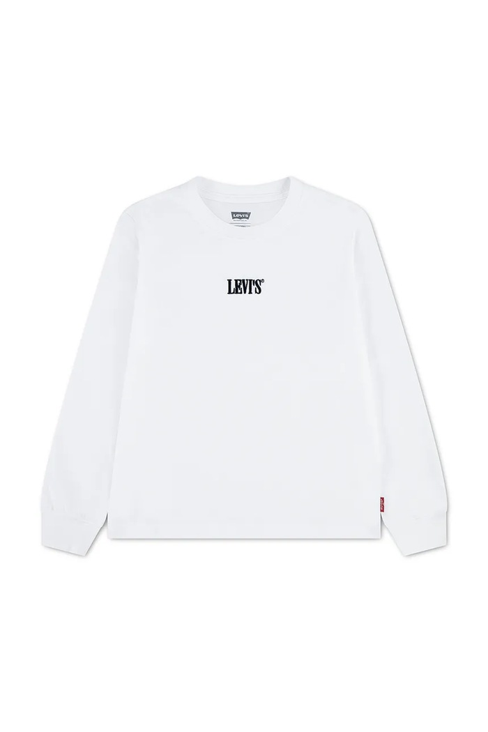 Levi's Tričko s dlhým rukávom detské s bavlnou CLASSIC TEE biela 8ET226