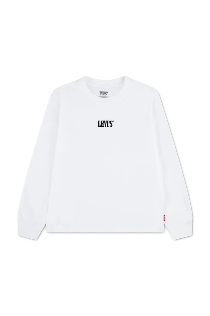 Levi's Tričko s dlhým rukávom detské s bavlnou CLASSIC TEE biela 8ET226