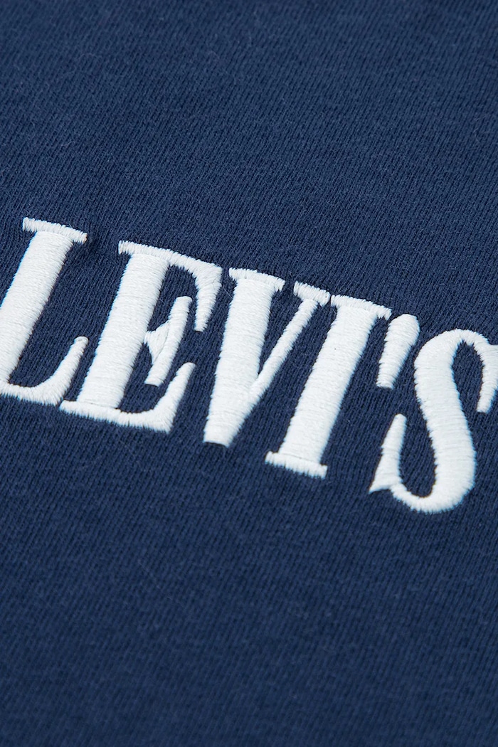 Chlapec Levi's Tričko s dlhým rukávom detské s bavlnou CLASSIC TEE 8ET226 tmavomodrá
